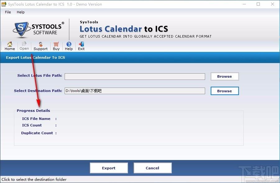 SysTools Lotus Notes Calendar To ICS,NSF转ICS工具