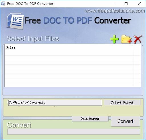 Free DOC To PDF Converter,DOC转PDF,文件转换,转换器