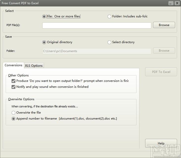 Free Convert PDF to Excel下载,PDF转Excel转换器,PDF软件,pdf转换器