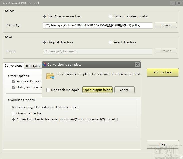 Free Convert PDF to Excel下载,PDF转Excel转换器,PDF软件,pdf转换器