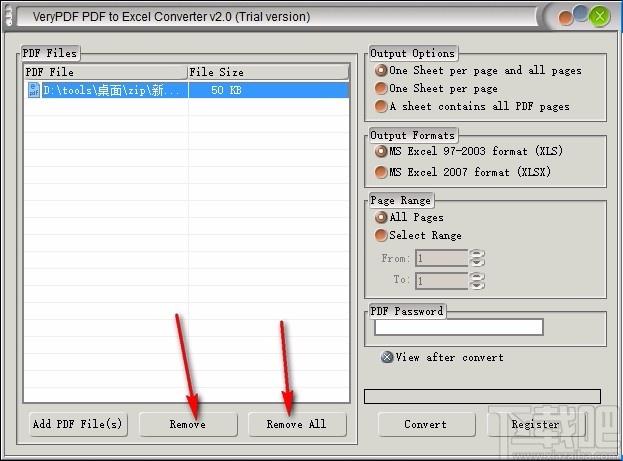VeryPDF PDF to Excel Converter下载,PDF转Excel转换器