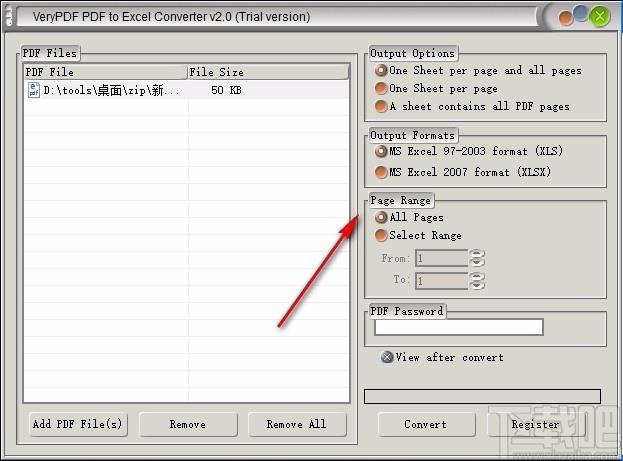 VeryPDF PDF to Excel Converter下载,PDF转Excel转换器